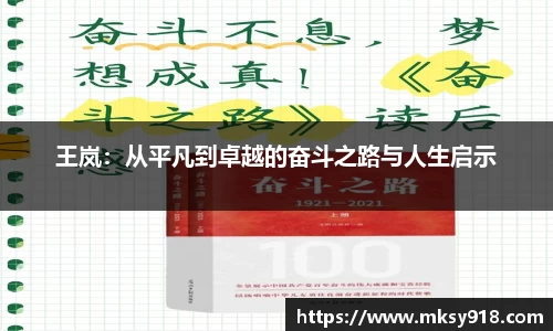 王岚：从平凡到卓越的奋斗之路与人生启示
